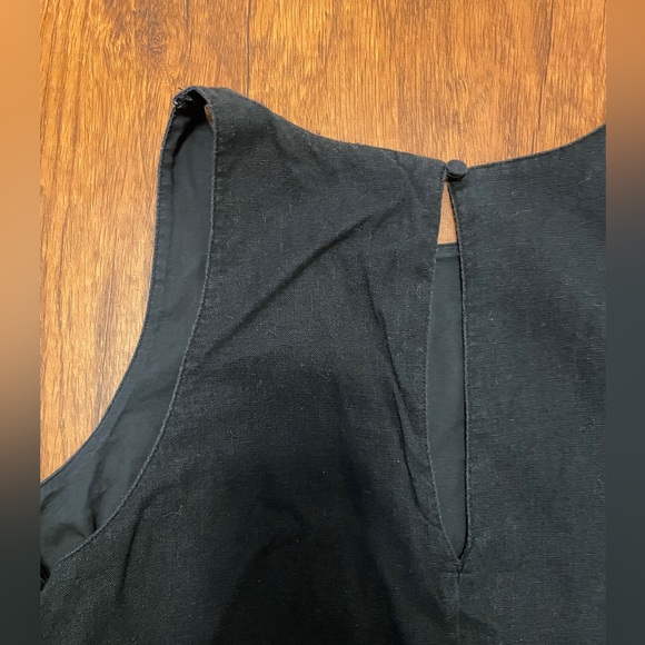 Abercrombie & Fitch High-Neck Linen-Blend Dress - Picture 2 of 6